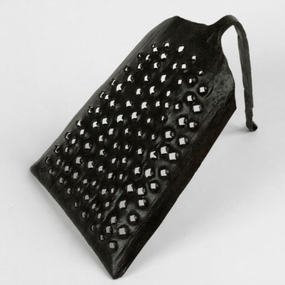 “Cheese grater. Still the same as when it was invented.”